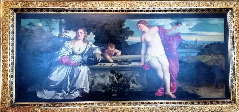 По роскошной галерее Боргезе в Риме