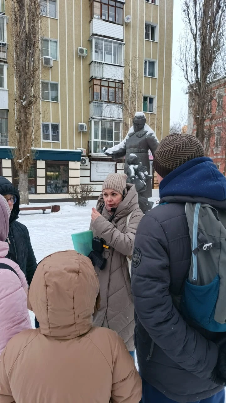 2 января 2026 года в Воронеже проходила наша экскурсия литературный Воронеж с экскурсоводом Ириной. Хочется от
