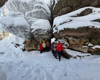 Усьвинские столбы, Столбовой грот, Каменный город, места киносъёмок