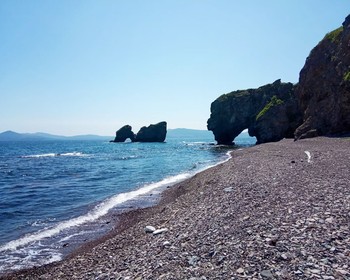 Полуостров Краббе, кекуры и бухты