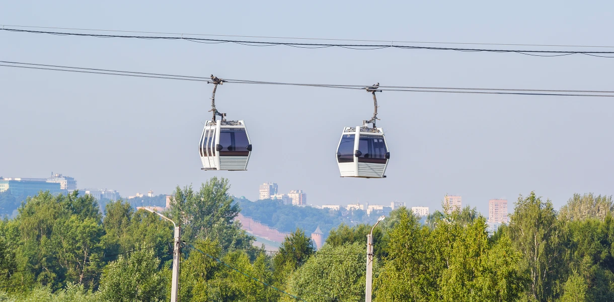 Канатная дорога в Нижнем Новгороде