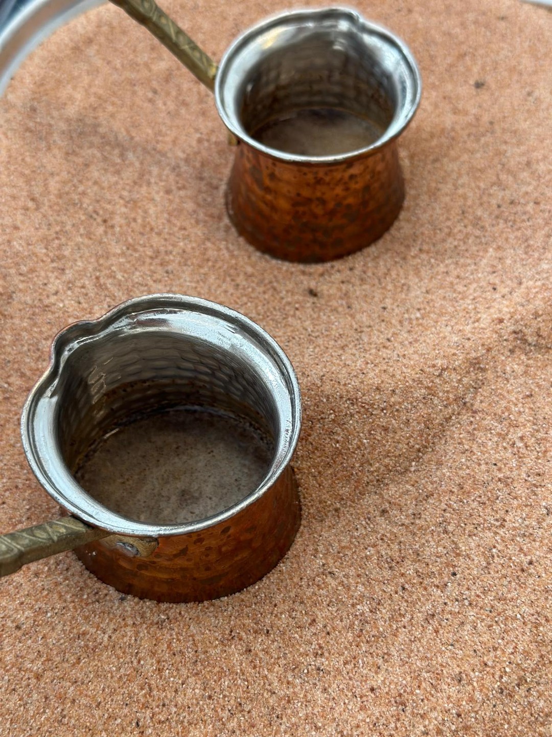 The coffee master was great. We learned how to make Turkish coffee, and at the end of the workshop each of us got a gift box.