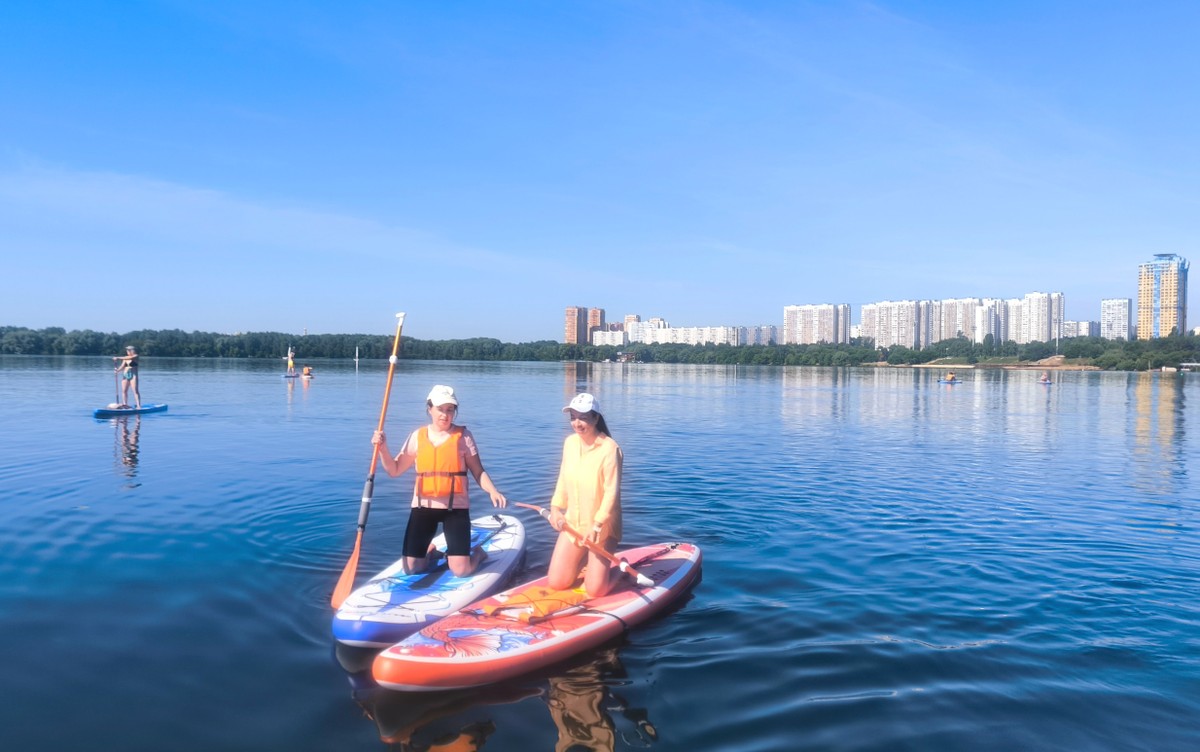 Сап-прогулка в Строгино (5/7)