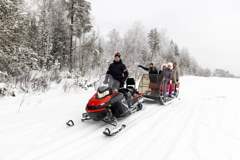 На санях - по зимней Карелии
