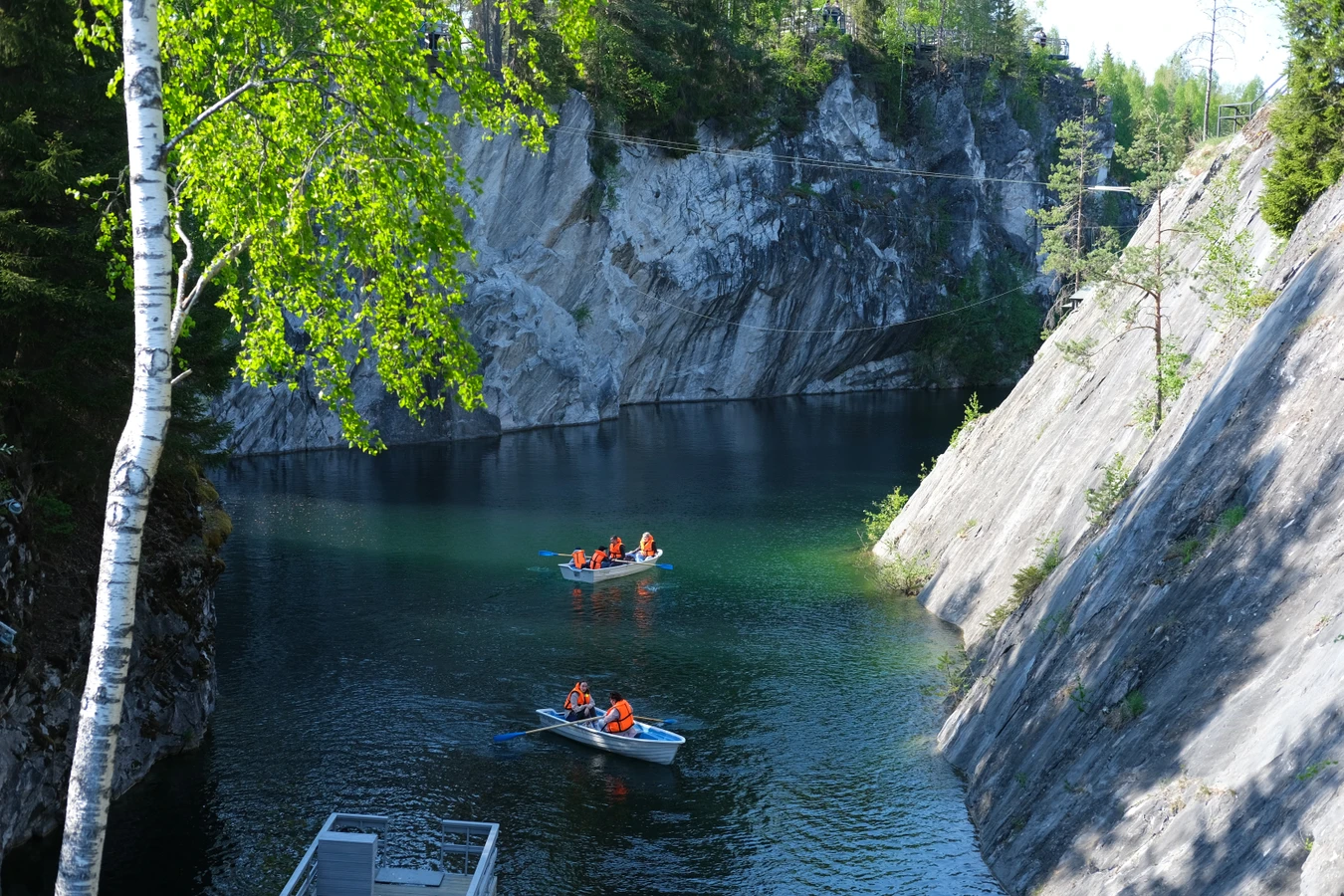 Жемчужина Карелии — Рускеала: целый день в горном парке