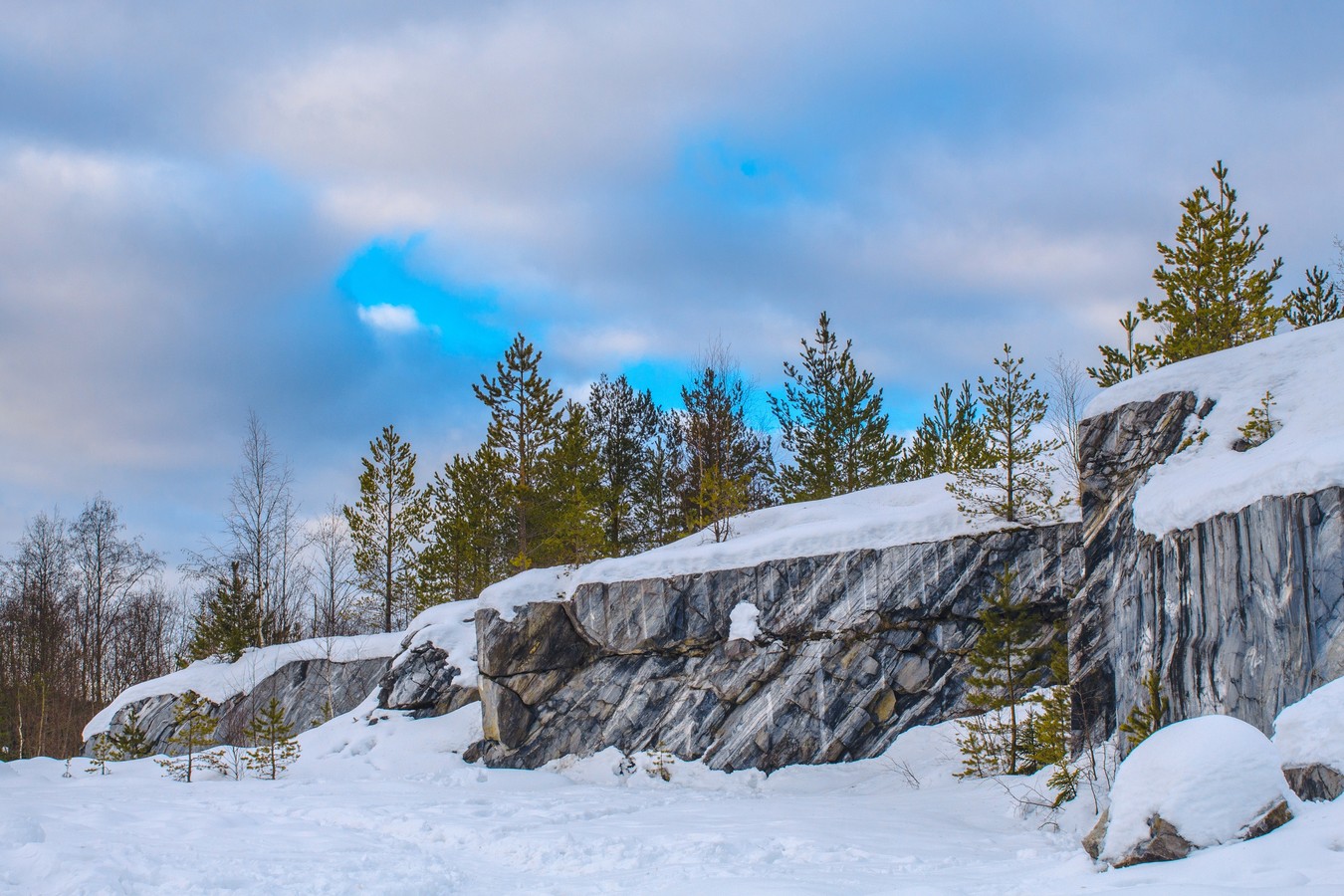 Чудеса снежной Карелии: Кижи, «Рускеала», вотчина Талви Укко и Марциальные Воды