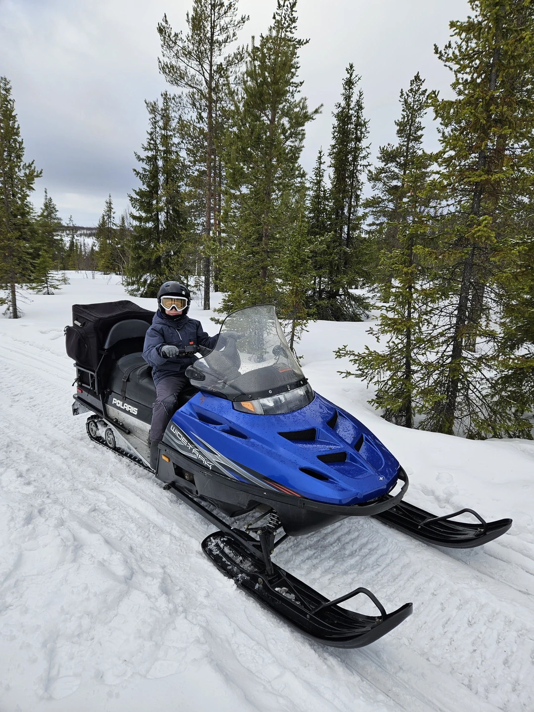 Часовая прогулка на снегоходах в мини-группе (Маргарита)