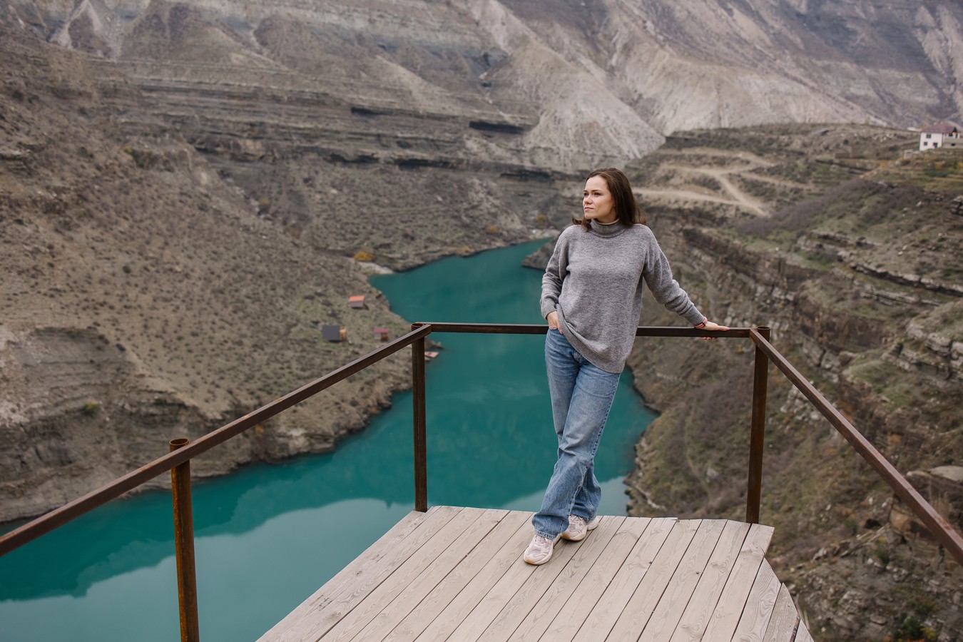 Сулакский каньон, Чиркейское водохранилище, пещера Нохъо — из Дербента
