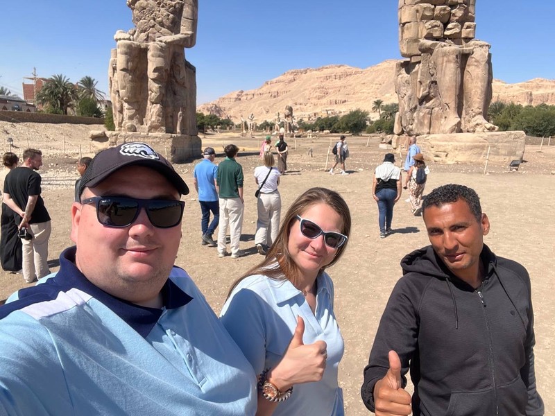 выбрали индивидуальную экскурсию в Луксор с Ахмедом и остались очень довольны. Комфортный трансфер и внимательный водитель