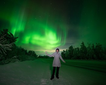 Выезд на охоту за северным сиянием с фотографом