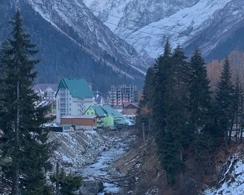 Домбай: перевал Гумбаши, храмы, Теберда