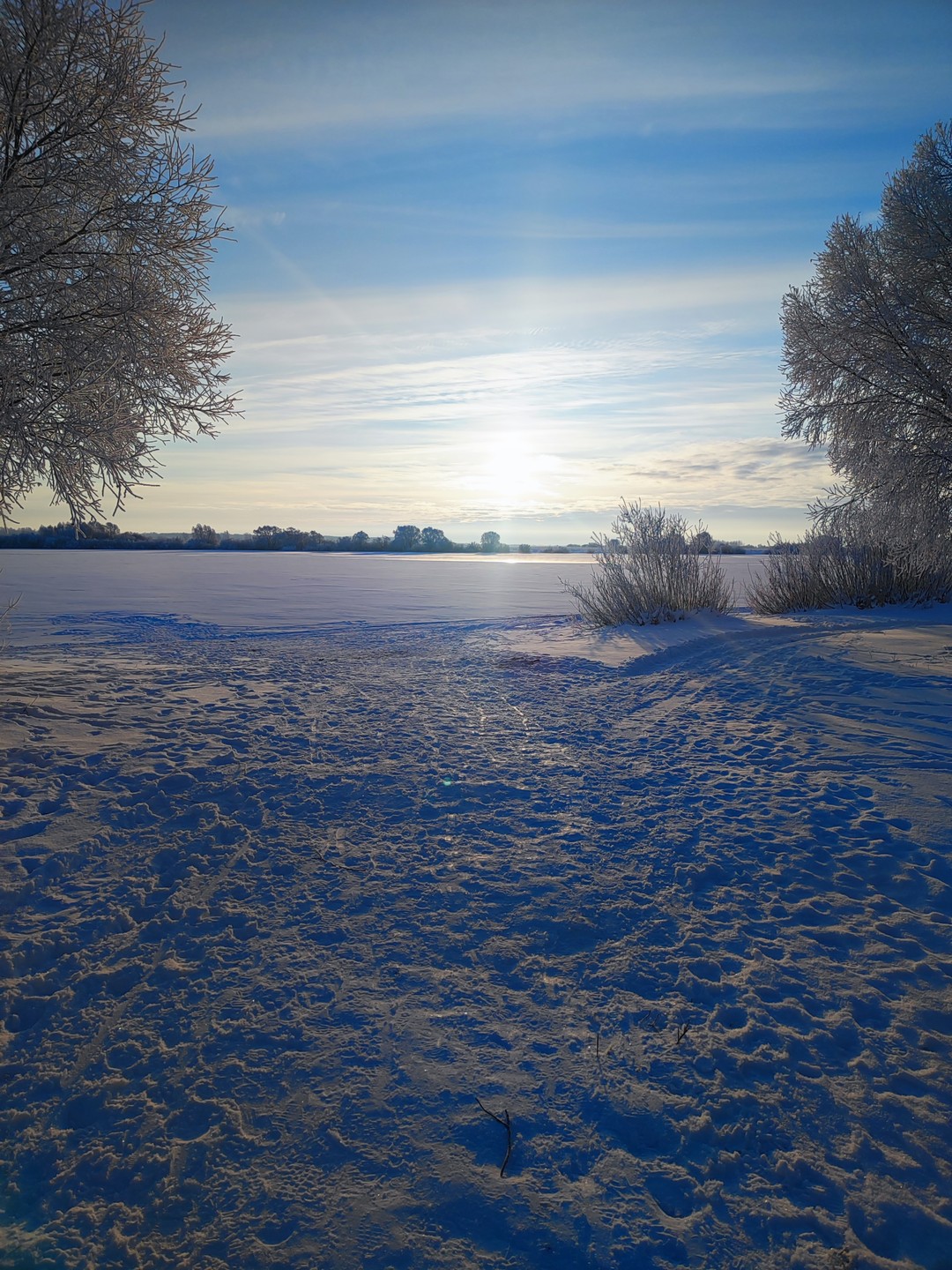 Из Новгорода до Юрьева монастыря - на санях снегохода (Евгений)