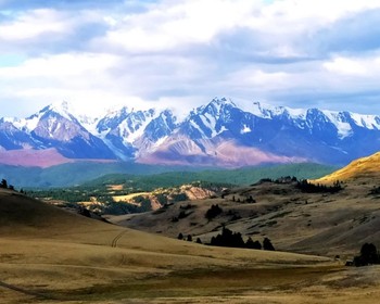 Чуя и ледник Актру, конная прогулка, банный релакс