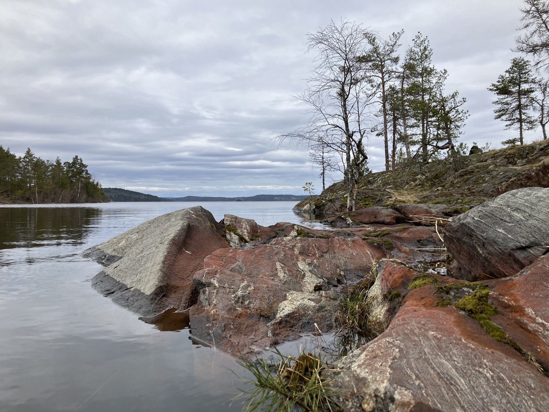 13 мая мы с друзьями отправились в путешествие на каяках по Ладоге.