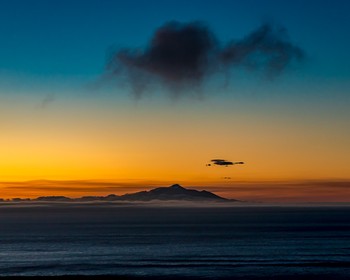 Кунашир и прибытие на Шикотан, закат у Малокурильского маяка