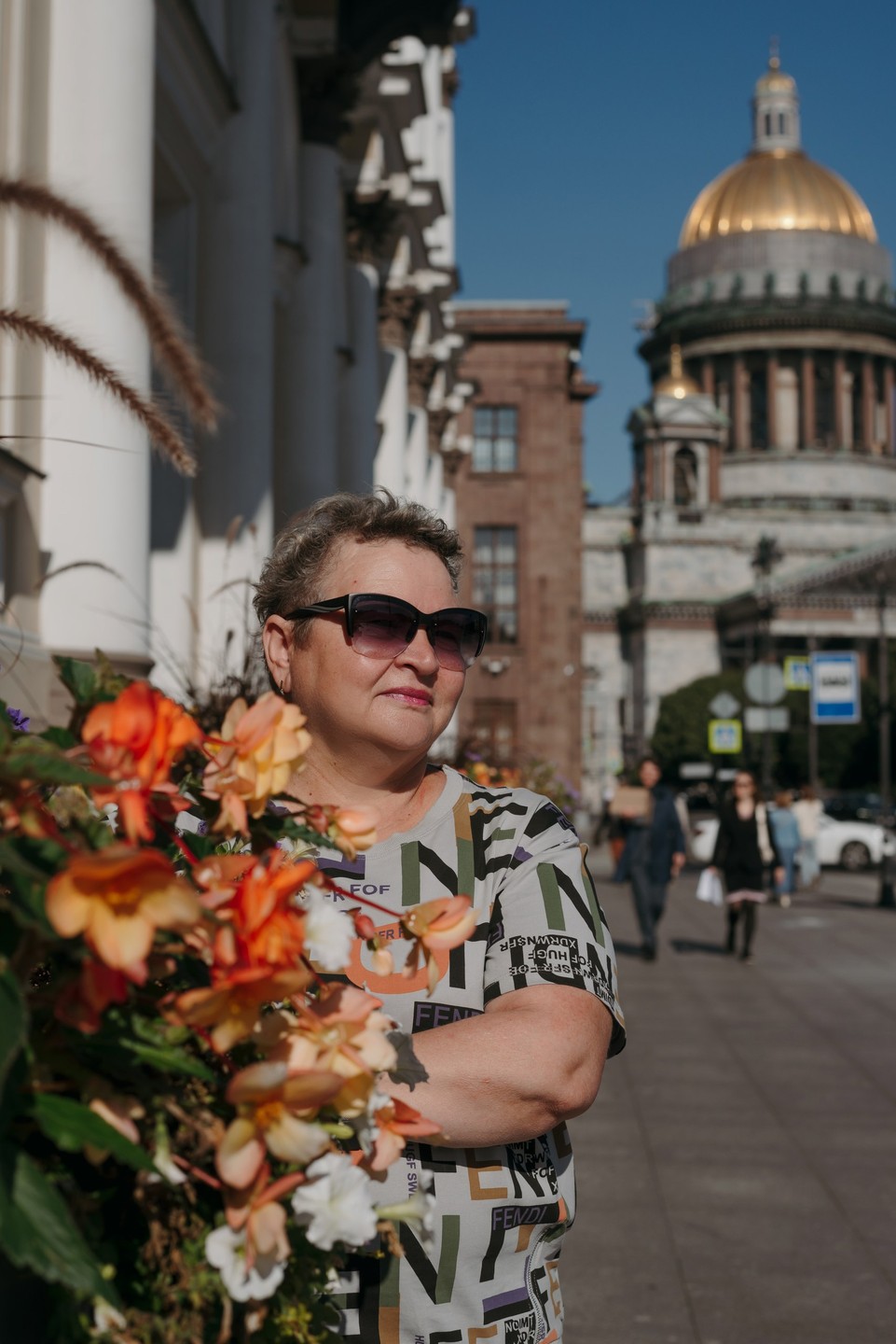 Фотосессия на питерских улочках и крыше (Елена)