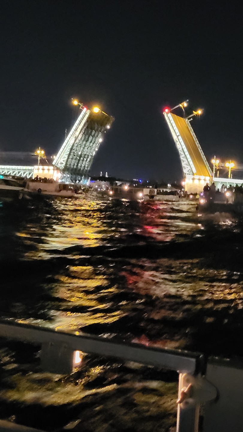 Прогулка на катере на развод мостов (Светлана)