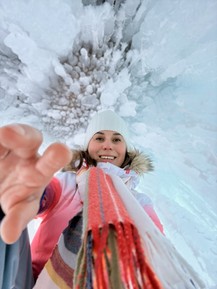 Фото отзыва 1: экскурсия "Вперёд, на лёд, Байкал зовёт! Достопримечательности Ольхона и банька после морозных прогулок"