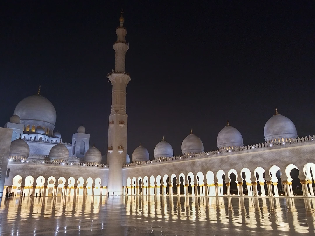 Интересная экскурсия. Особенно понравилась сияющая роскошь Emirates Palace Mandarin Oriental и панорама, которая открывается с крыльца