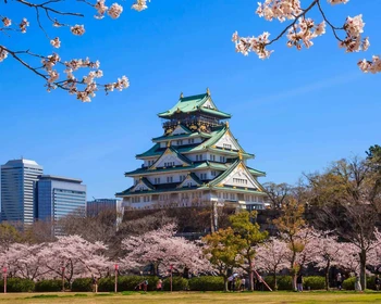 Замок Осаки и храм Ситэннодзи
