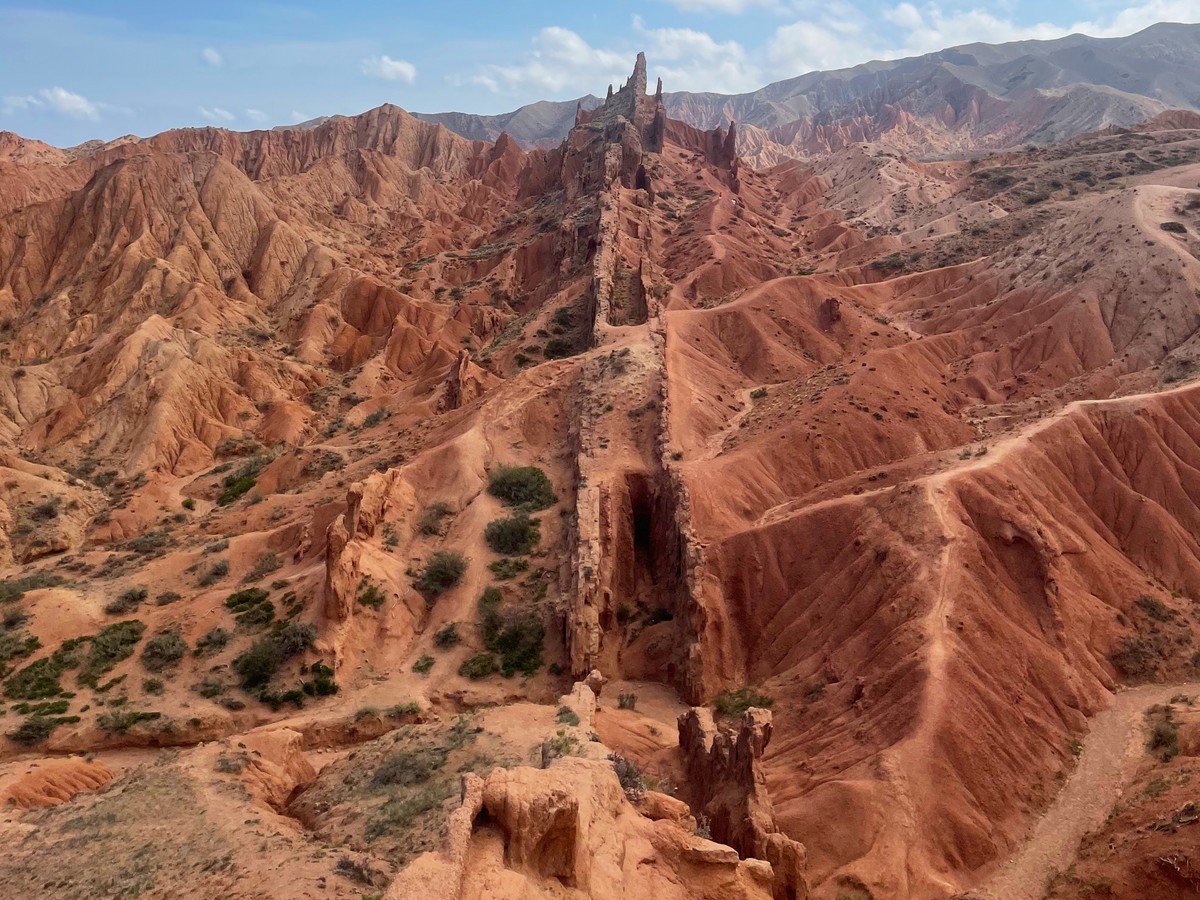 Фото Южный берег озера Иссык-Куль и инопланетный каньон Сказка