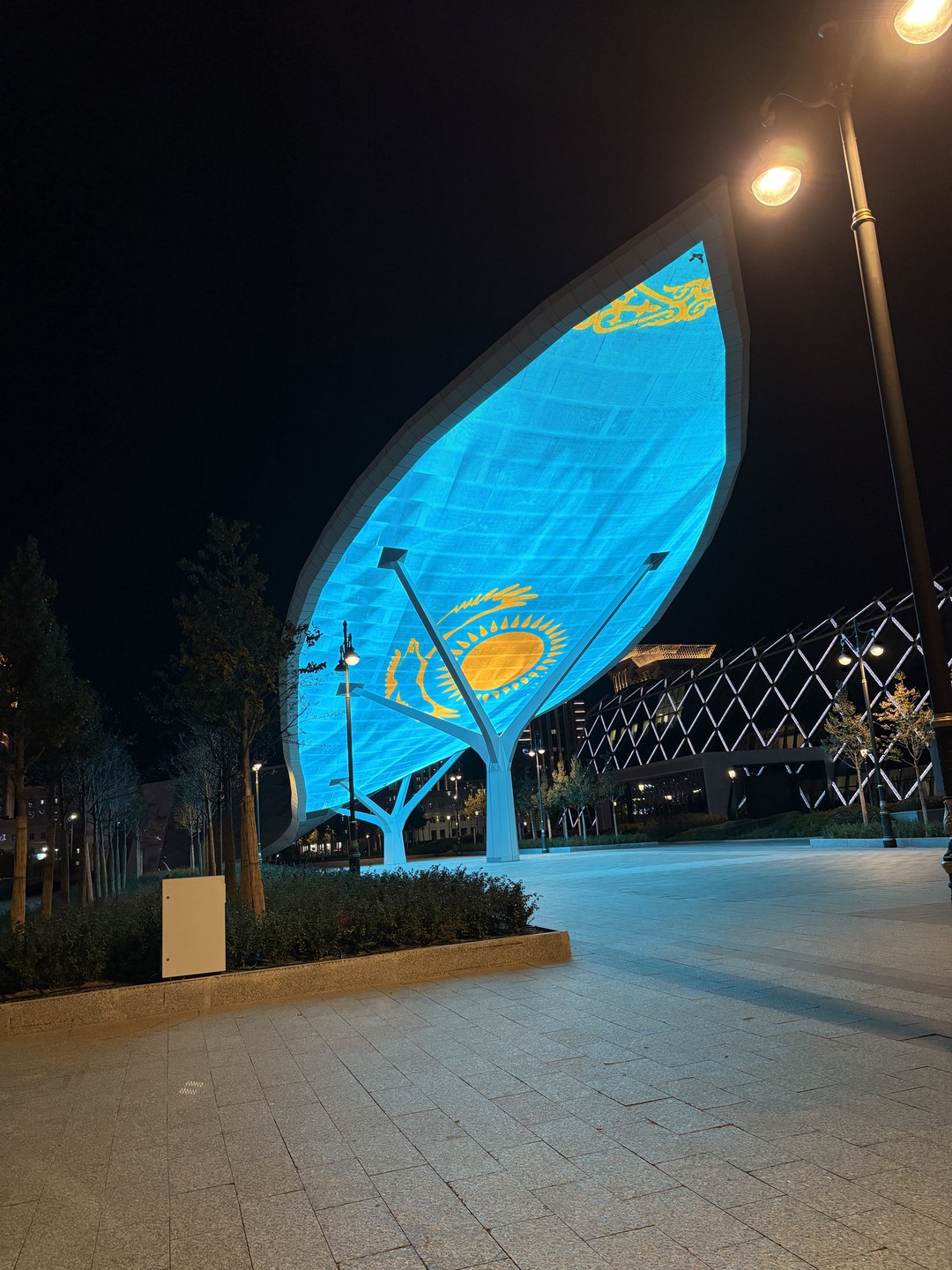 Смотрели с Жанар вечернюю Астану! С прекрасной подачей материала, еще больше влюбляешься в этот город! Рассказывает