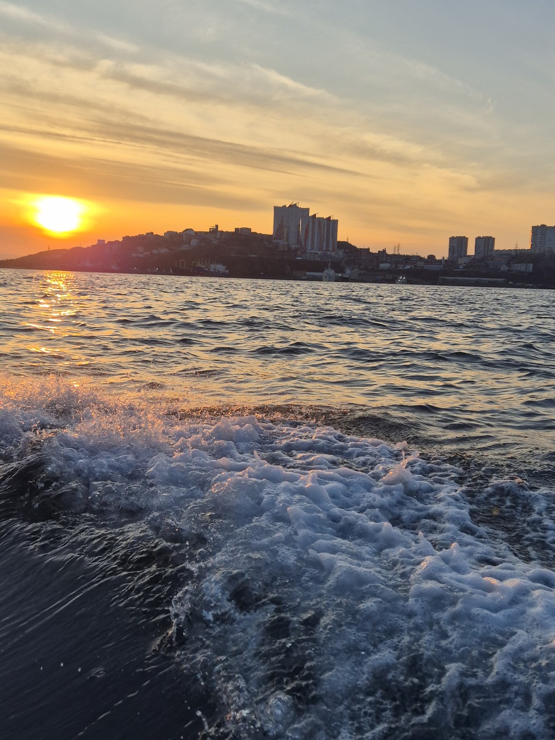 Море, закат, Владивосток. Вечерняя прогулка на катере (Наталья)