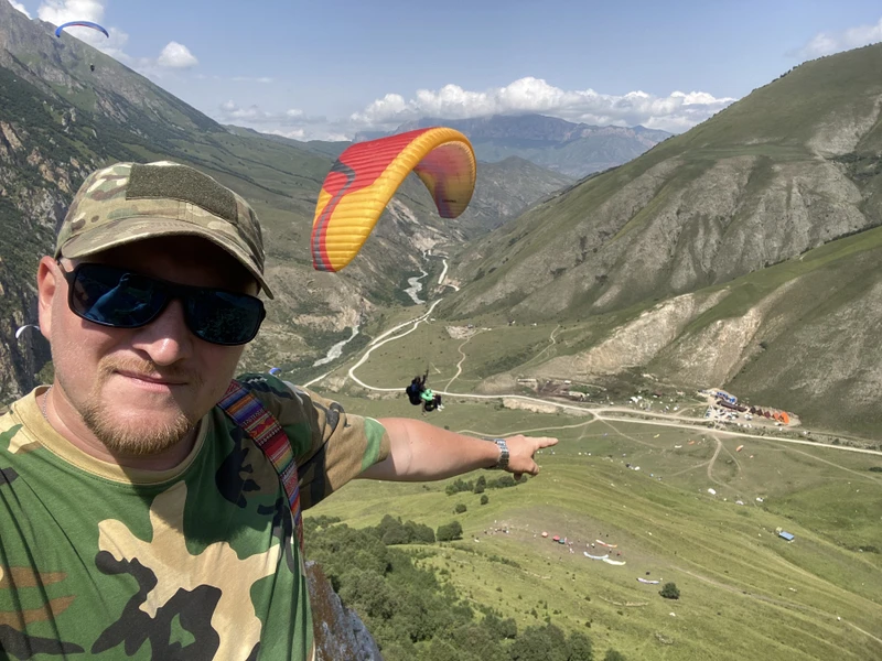 Полёт на параплане и поэзия Чегемского ущелья