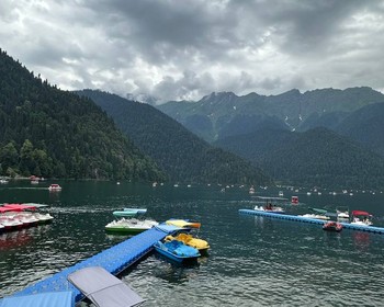 Озеро Рица, Юпшарский каньон и Голубое озеро