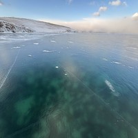Фото отзыва 3: экскурсия "Зимний Ольхон: чистый лёд, пузырьки и гроты"