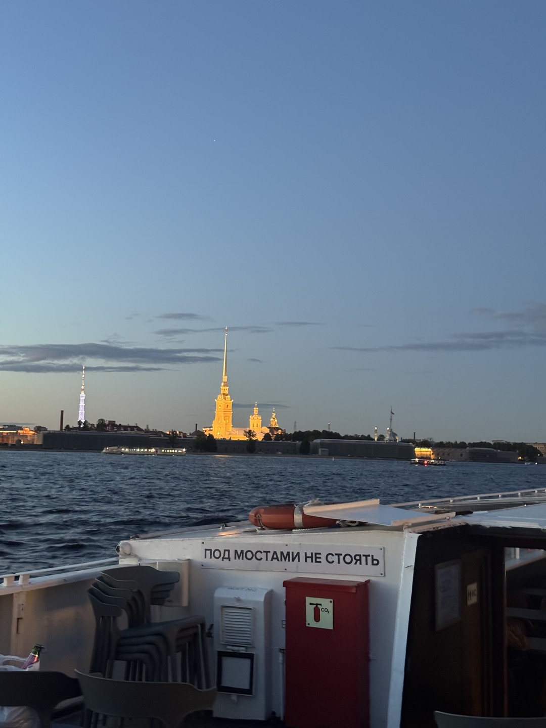 Прогулка на теплоходе «Каналы Северной столицы» (Андрей)