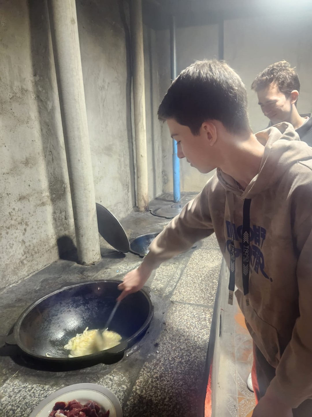 Были всей семьёй на МК по приготовлению плова