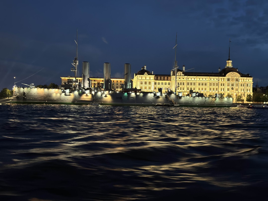 Ночная прогулка на катере к разводным мостам (Анастасия)