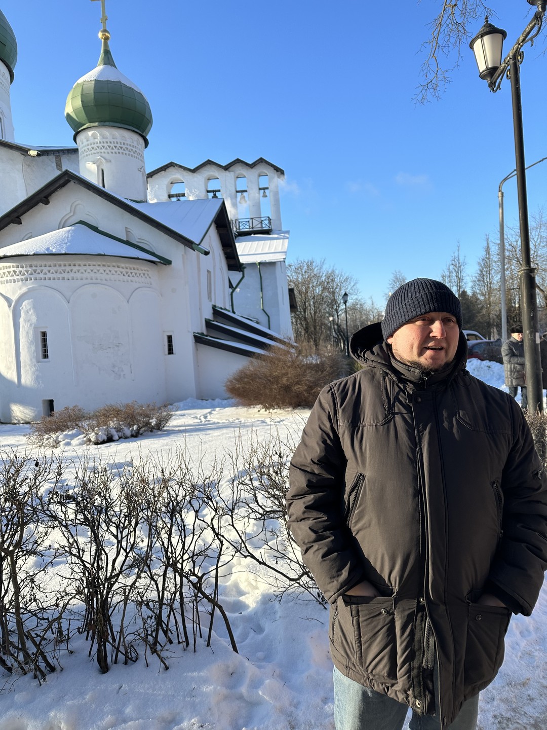 Никита поразил глубокими знаниями истории Пскова. Профессиональный историк и прекрасный оратор. 4 часа на морозе -16
