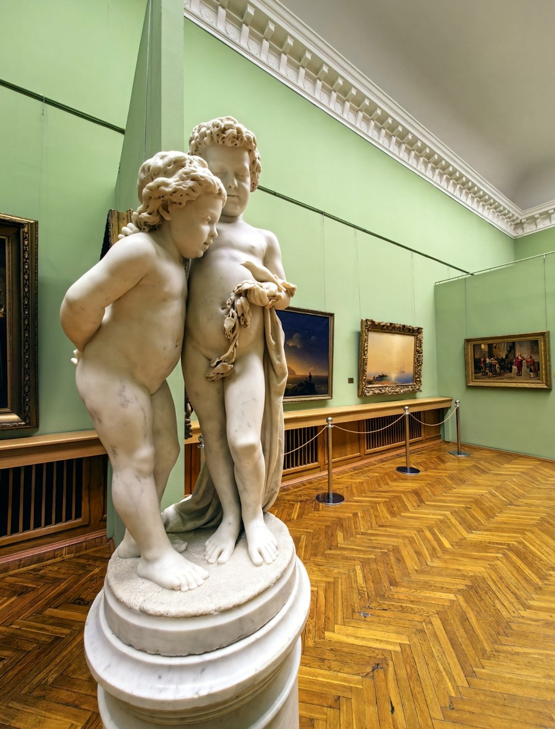 Проходила Мобильный квест «Эмоции в мире русского искусства Художественного музея» на этих зимних каникулах. Как раз