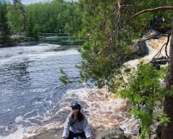 Лосевские пороги, крепость Корела, заброшенная кирха, парк «Долина водопадов», отдых в глэмпинге
