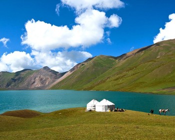 Горное озеро Кёль-Укок и мастер-класс