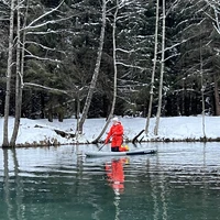 Фото отзыва 1: экскурсия "Фантастическое путешествие на сапах в зимнюю сказку"