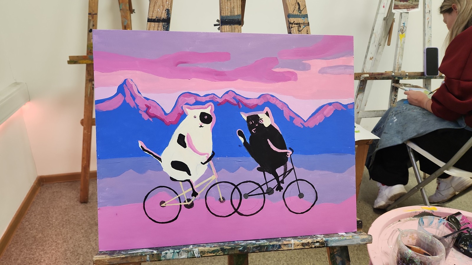 Картины акрилом в Зеленограде: мастер-класс с профессиональным художником