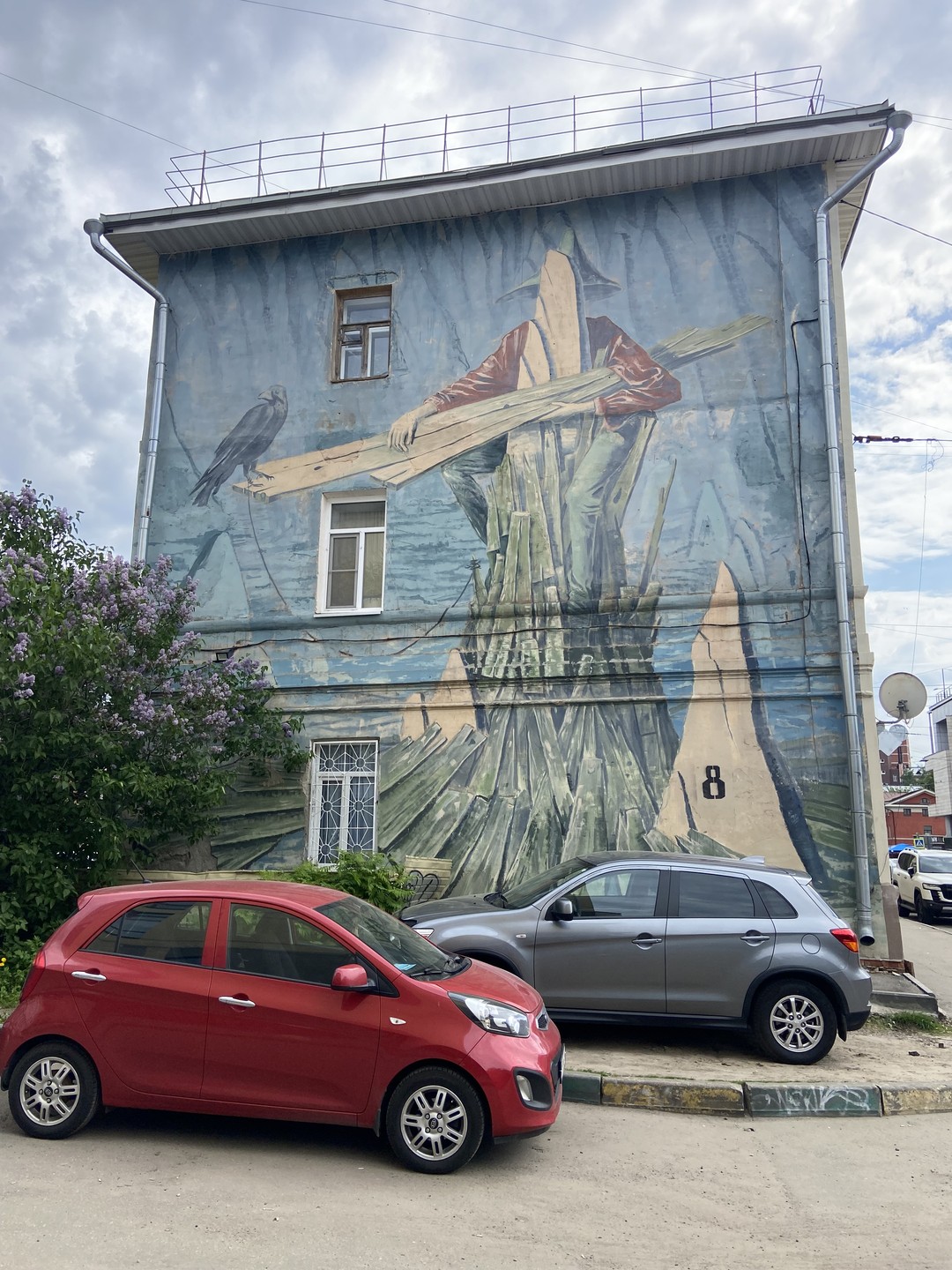 Я увидела на Дзене в рекомендациях «посмотреть стрит-арт в Нижнем Новгороде», но то что я увидела