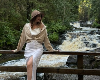 Деревня саамов, ферма оленей и лосей, водопад, прогулка на катере по Ладожским шхерам