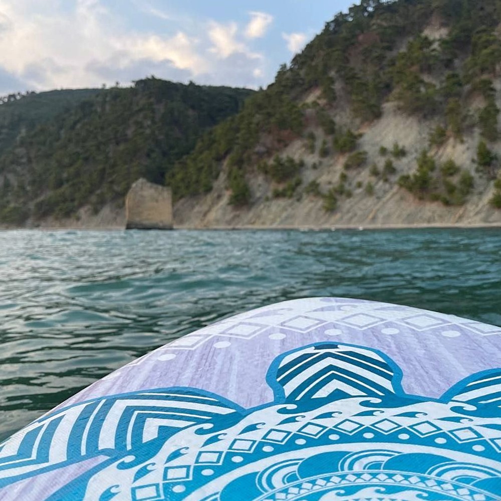 К скале Парус — на сапах (в мини-группе) (4/6)