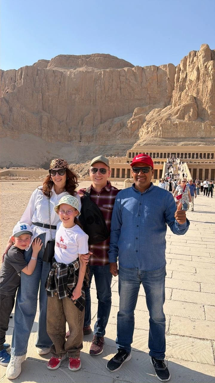 18 января мы с семьей посетили чудесный город Луксор с прекрасным гидом Хамадом номер заказа 6073210