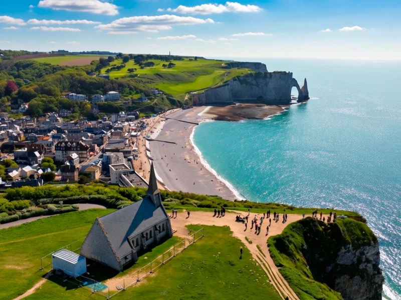 Из Парижа - в Этрета на целый день (видовая поездка)