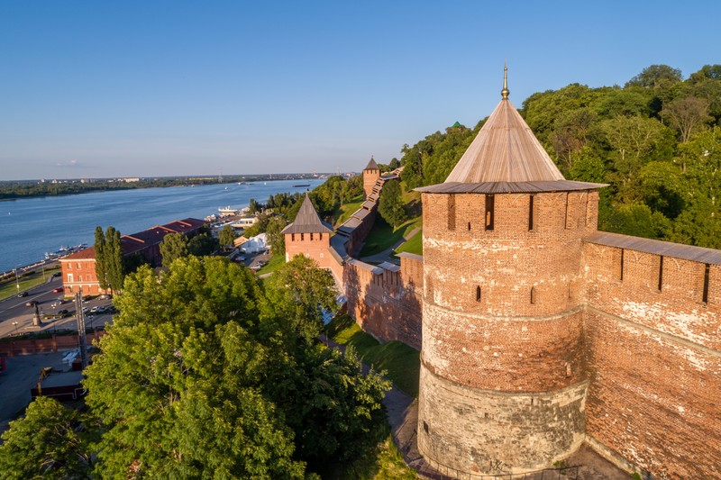 Величественный Нижегородский кремль