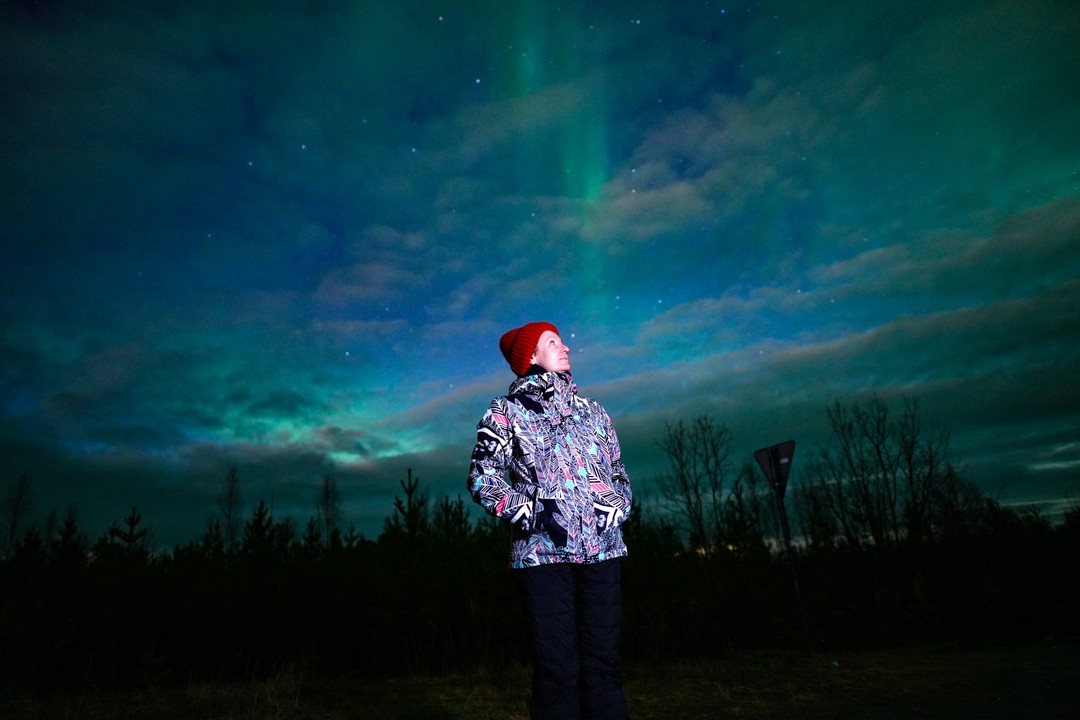 Николай сделал всё возможное, чтобы мы увидели северное сияние, но не всё зависит от человека в