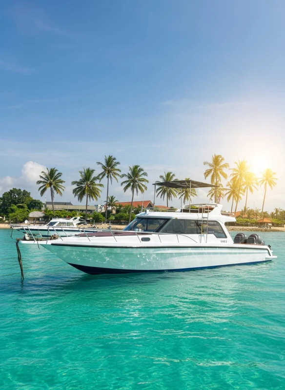 На частной яхте от Бали - к острову Нуса Пенида и гигантским скатам