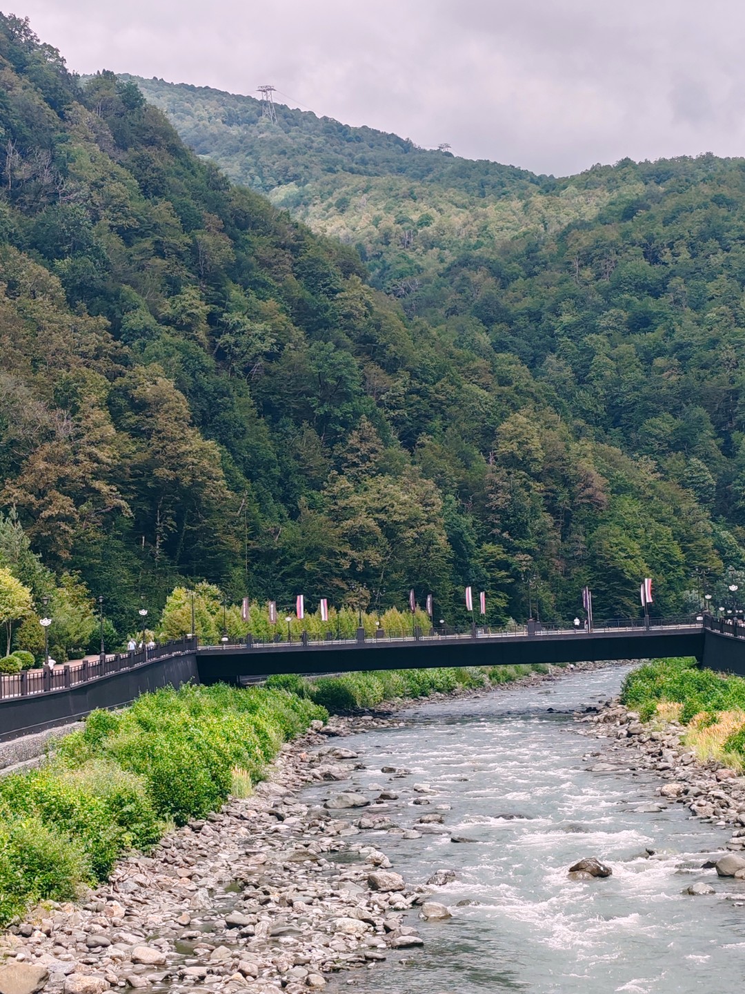 Красная поляна, закат в горах и легенды Кавказских гор (Розалия)