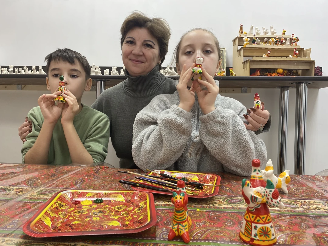 Мастер-класс в Туле по мотивам легендарной филимоновской игрушки (Елена)