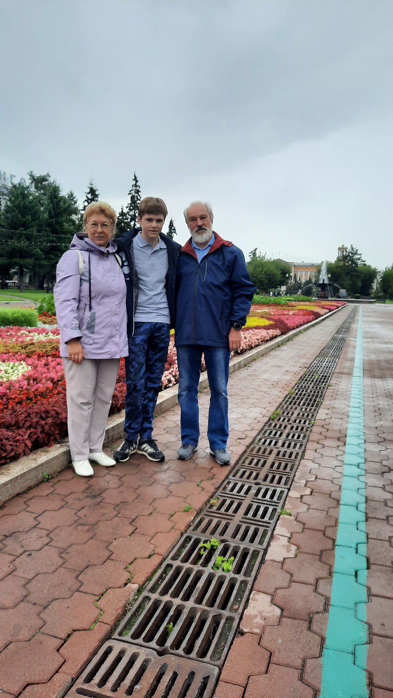 Ночной Иркутск на автомобиле (Ольга)